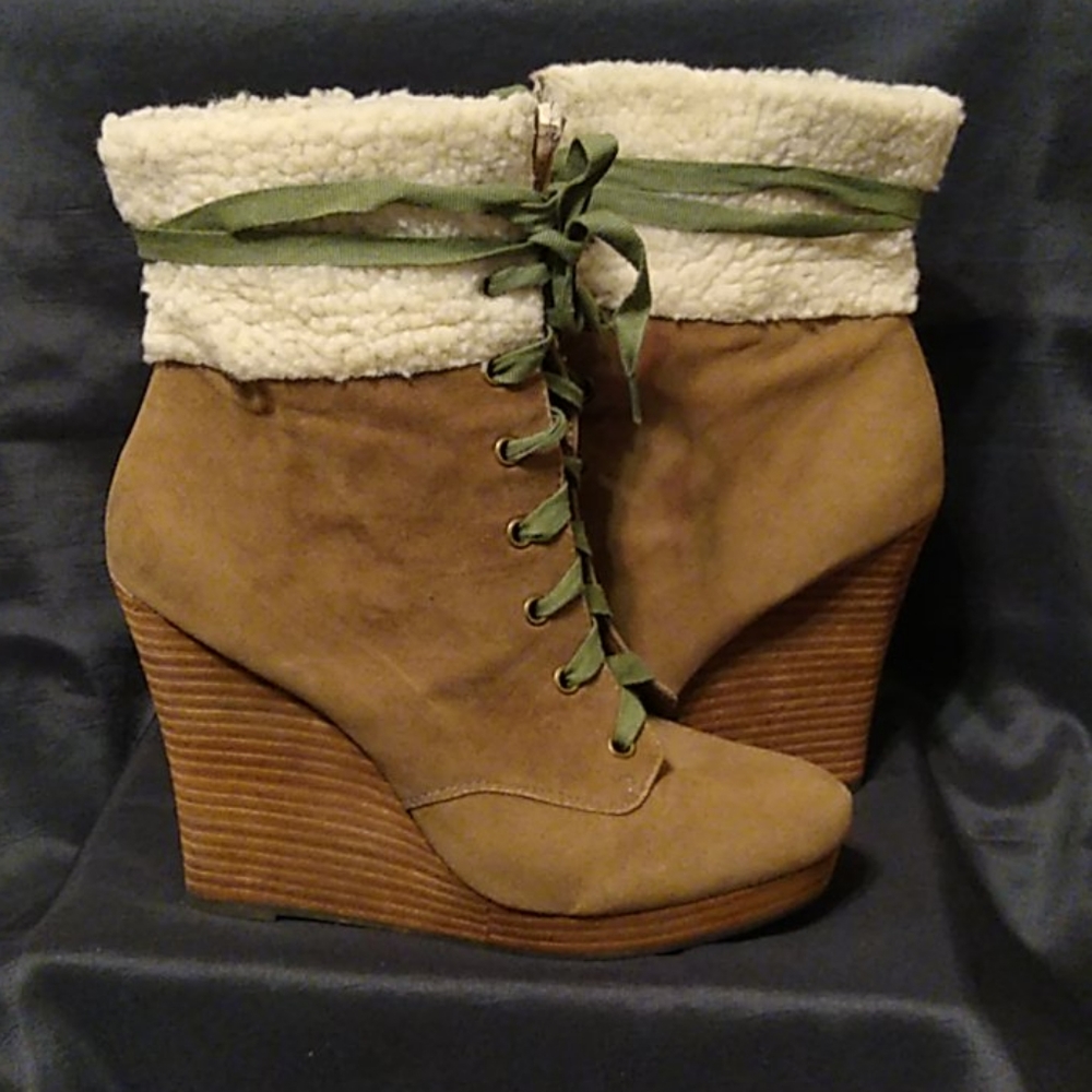 Restricted Wedge Booties